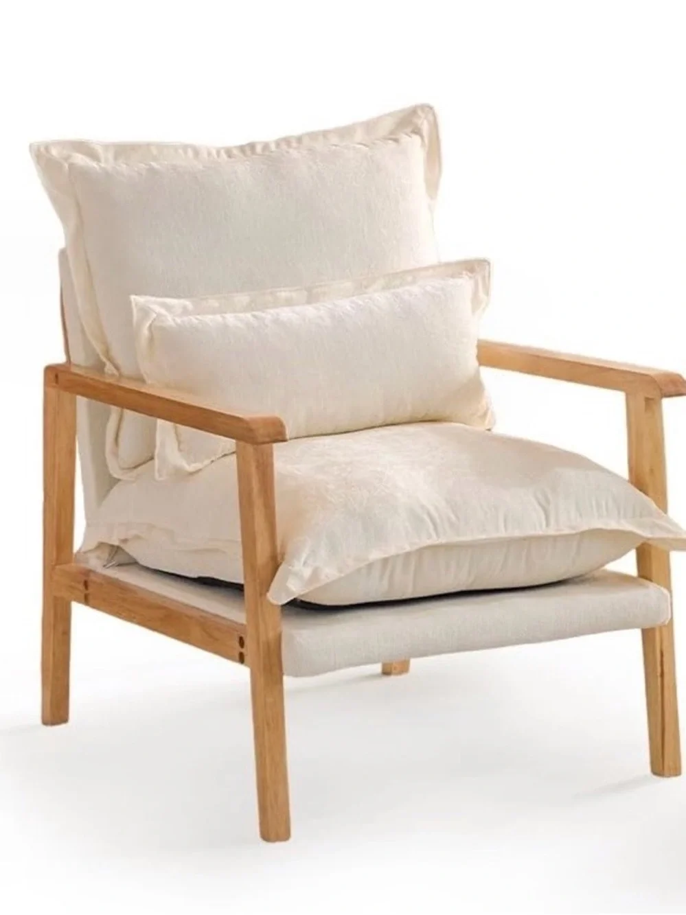 NWT Brand New Cloud Accent Armchair - Beige